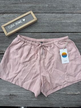 Vuori Trestles Twill Tie Short Vintage Rose Medium Women’s NWT Shorts